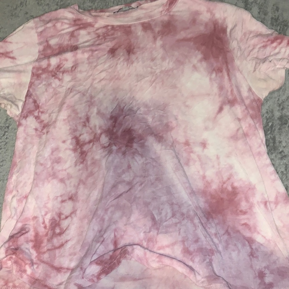 pink tie dye t-shirt
